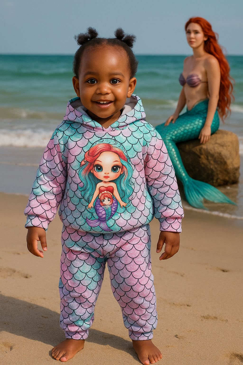 SHEIN HOODED MERMAID Tracksuit