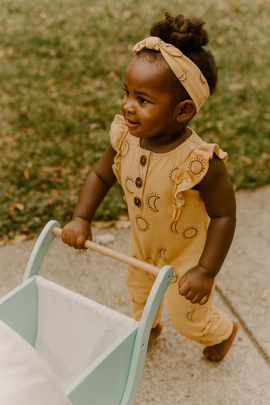 Girls Jumpsuit & Headband