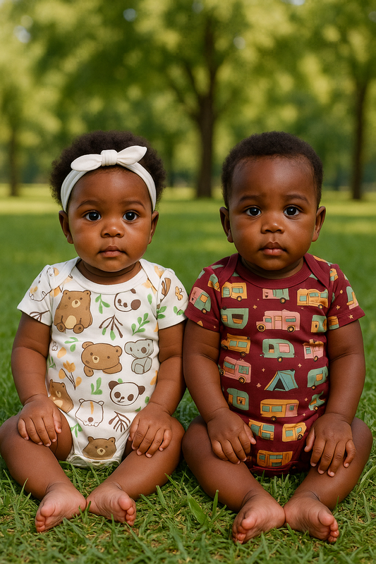 2 Pack Onesies Camping & Bears