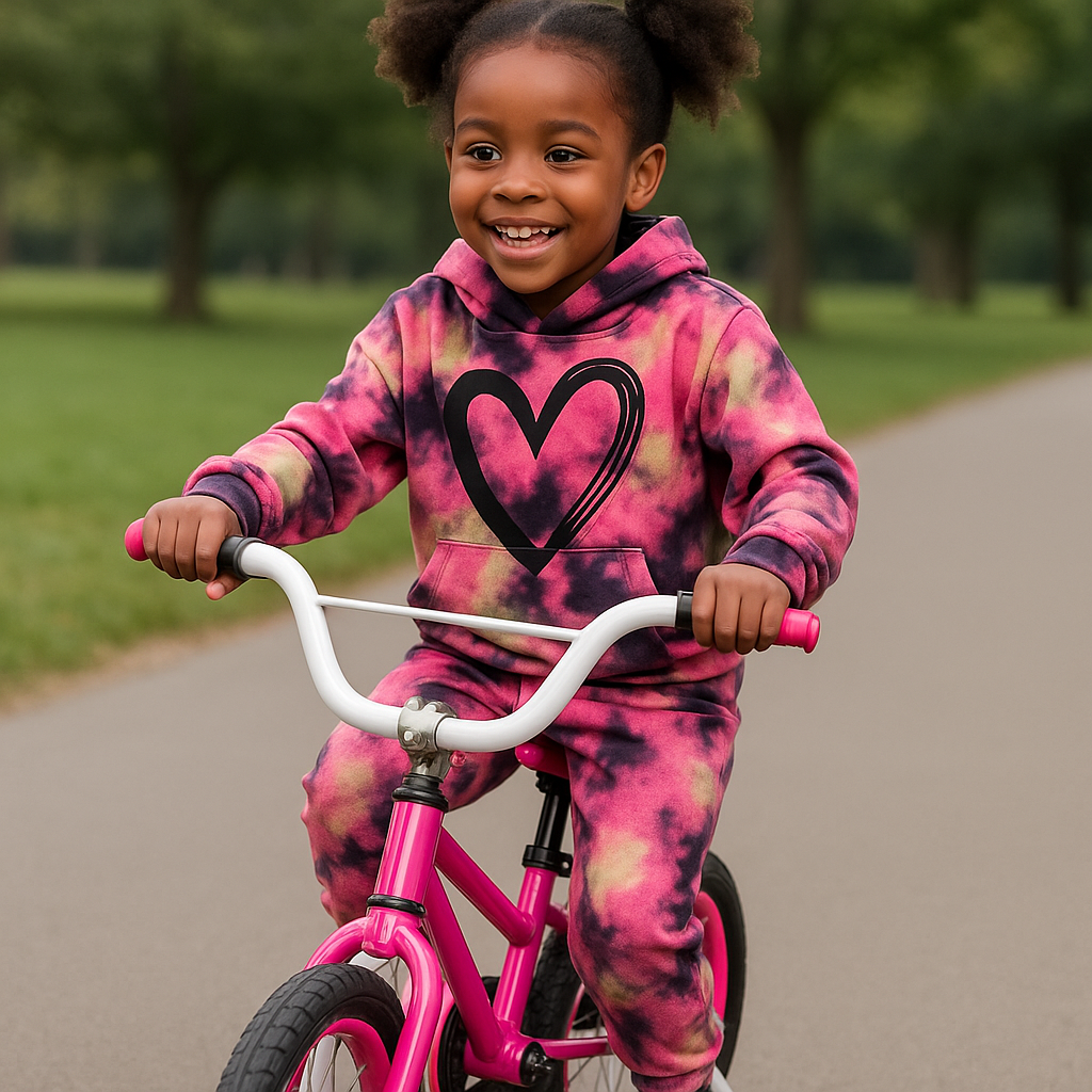 SHEIN HEART Hoodie Tracksuit