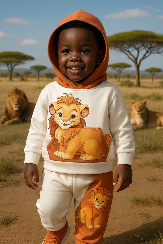 SHEIN LION Hooded Tracksuit