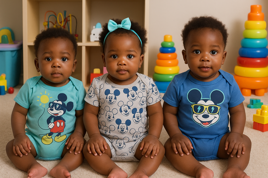 3 Pack MICKEY MOUSE ONESIES