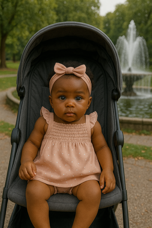 Baby Girls Dress with Pants & Headband