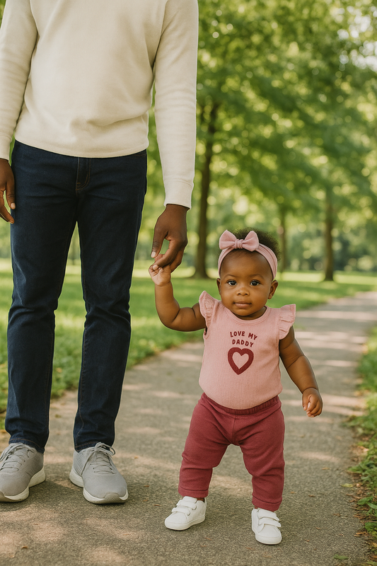 I LOVE DADDY 2 Piece set with Headband